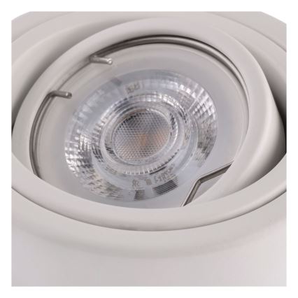 LED Spotlight TUBA 1xGU10/5W/230V 2700K weiss