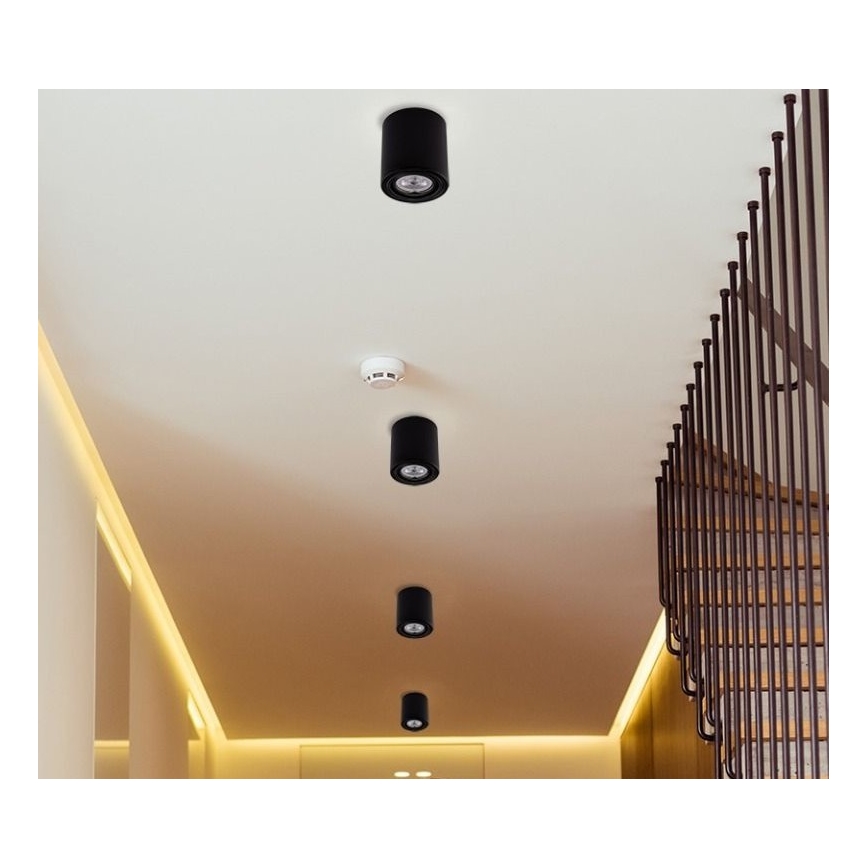 LED Spotlight TUBA 1xGU10/5W/230V 4000K schwarz