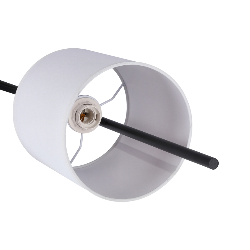 LED-Stehlampe TOKYO 1xE27/40W/230V + LED/3W schwarz/weiß