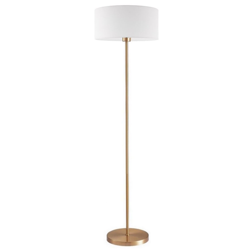 LED-Stehlampe TUNJA 1xE27/20W/230V Ø 38 cm gold/weiß