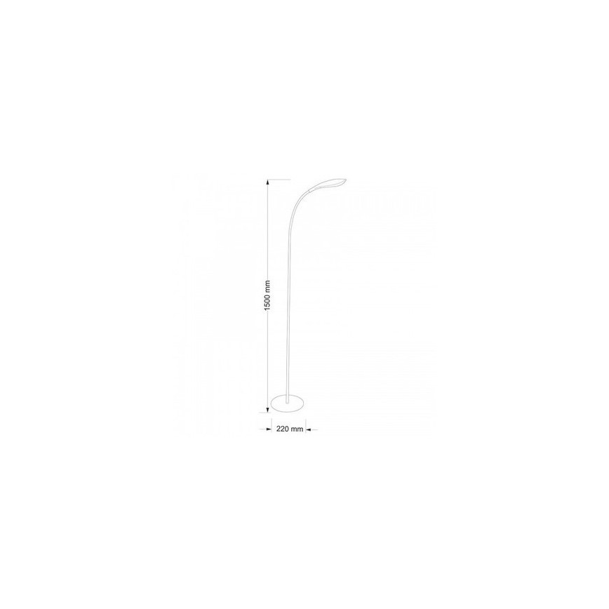 LED-Stehleuchte SWAN LED/6,5W/230V schwarz