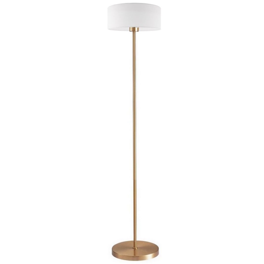 LED-Stehleuchte TUNJA 1xE27/20W/230V Ø 30 cm gold/weiß