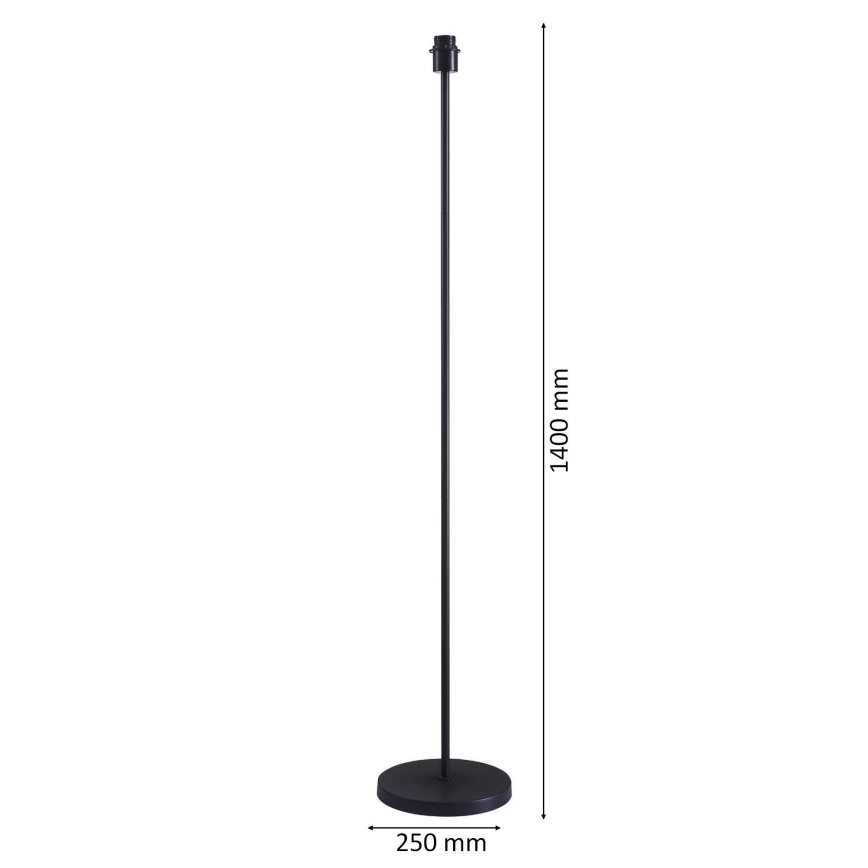 LED-Stehleuchte TUNJA 1xE27/20W/230V, Ø 30 cm, schwarz/grau