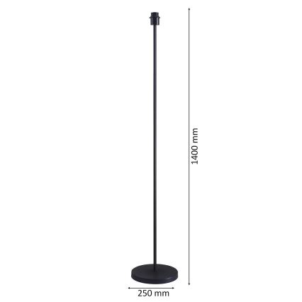 LED-Stehleuchte TUNJA 1xE27/20W/230V Ø 38 cm schwarz/grau