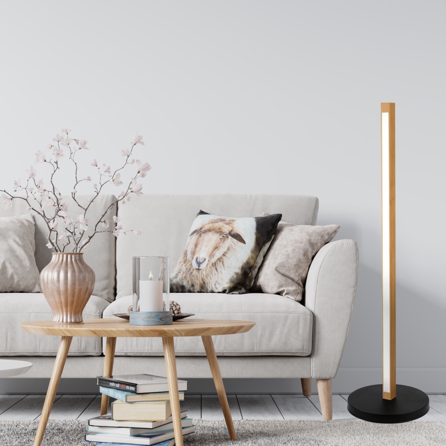 LED Stehleuchte VERDE LED/18W/230V 3000K Eiche/Schwarz