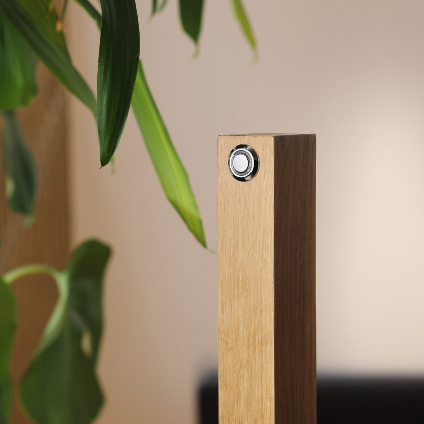 LED Stehleuchte VERDE LED/18W/230V 3000K Eiche/Schwarz