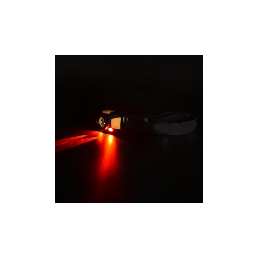 LED Stirnlampe 2xLED/5W/3xAAA + LED/3W