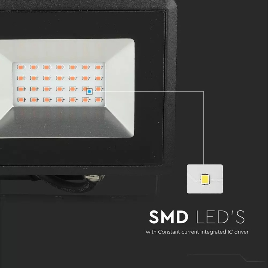 LED-Strahler LED/20W/230V IP65 rosa Licht