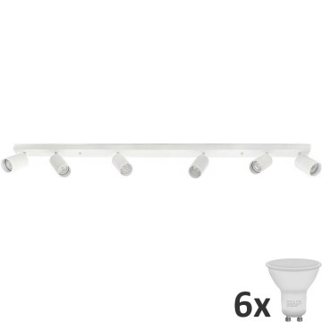 LED-Strahler ANGIE 6xGU10/6W/230V weiß