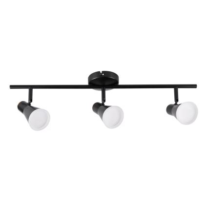 LED-Strahler BERG 3xLED/4,2W/230V schwarz
