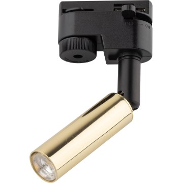 LED-Strahler für 1-Phasen-Schienensystem LAGOS 1xG9/3W/230V golden/schwarz