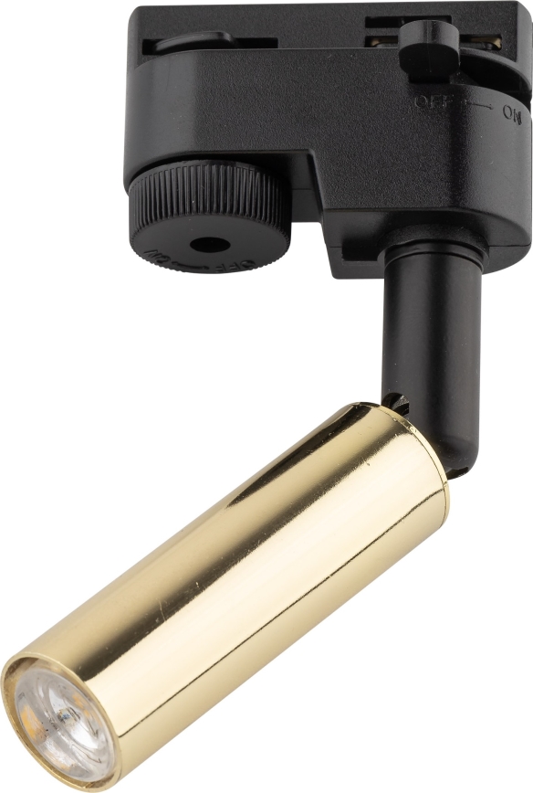 LED-Strahler für 1-Phasen-Schienensystem LAGOS 1xG9/3W/230V golden/schwarz