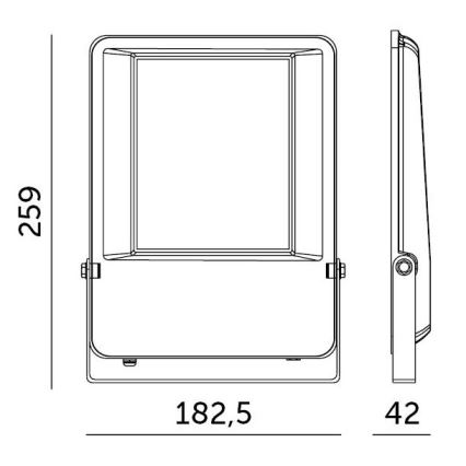 LED-Strahler für den Außenbereich LED/50W/230V 4000K 6500 lm IP65 IK06