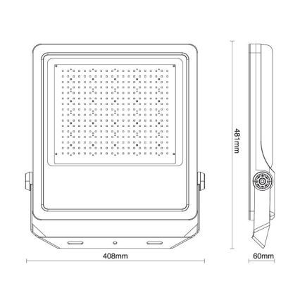LED-Strahler für den Außenbereich PROFI PLUS LED/300W/230V 5000K IP66