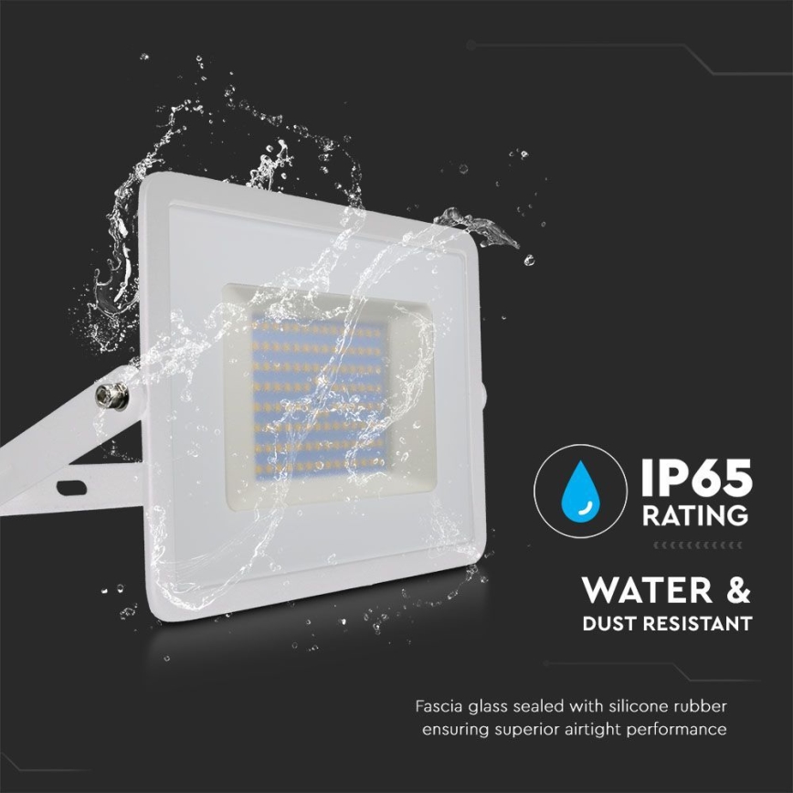 LED-Strahler LED/100W/230V 6500K IP65 weiß