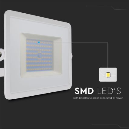 LED-Strahler LED/100W/230V 6500K IP65 weiß