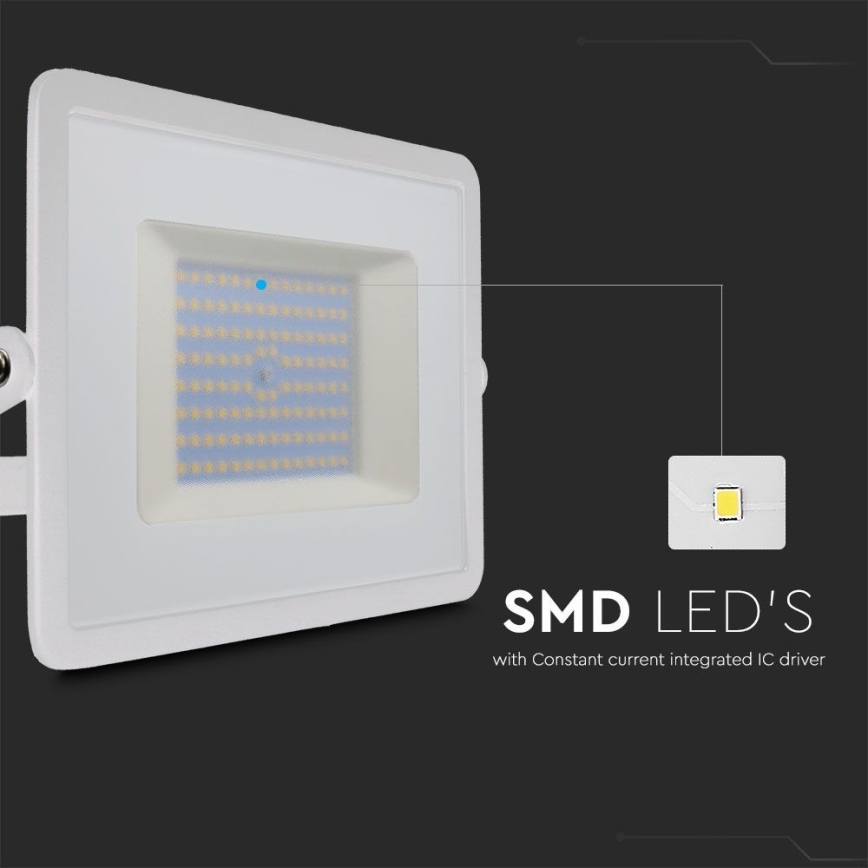LED-Strahler LED/100W/230V 6500K IP65 weiß