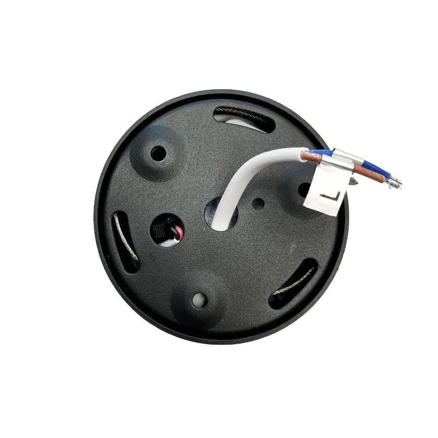LED-Strahler LED/16W/230V 4000K d 10 cm schwarz