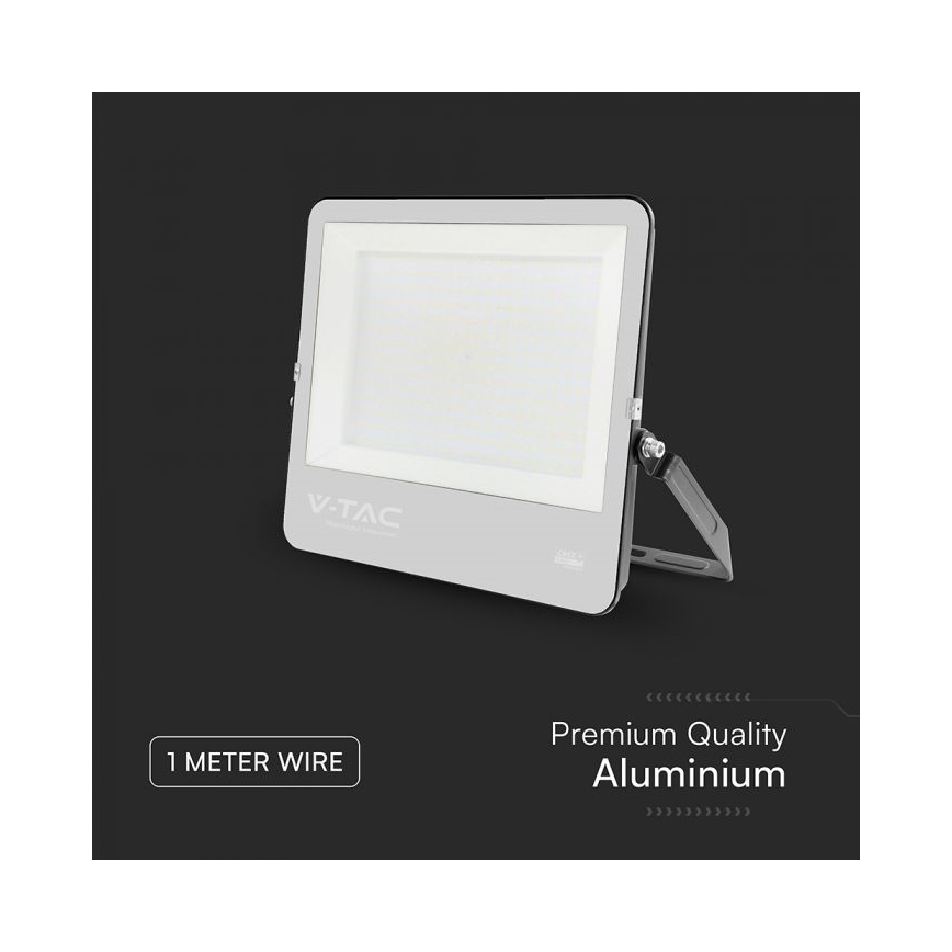 LED-Strahler LED/300W/230V 4000K IP65 schwarz