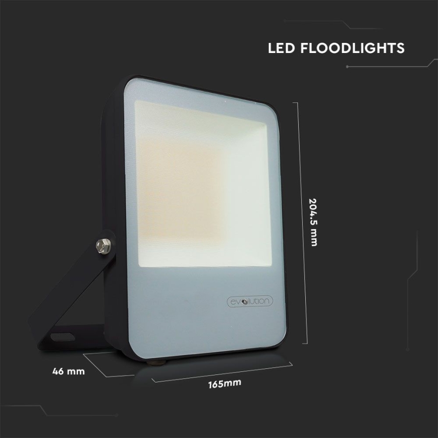 LED-Strahler LED/30W/230V 6400K IP65 schwarz