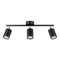 LED-Strahler LEMMI 3xGU10/40W/230V Schwarz