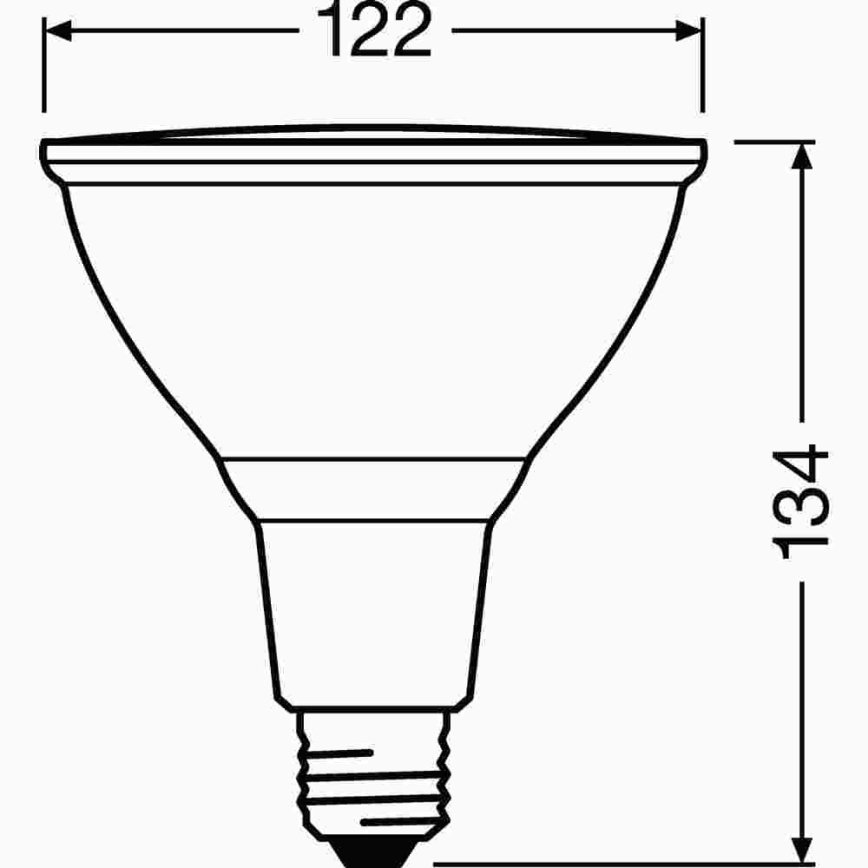 LED-Strahler-Leuchtmittel PAR38 E27/12W/230V 2700K - Osram