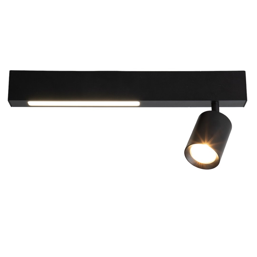 LED-Strahler MAGNET LED/5W/230V + 1xGU10/60W 3000/4000K schwarz