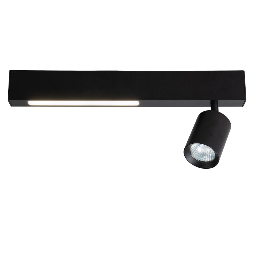 LED-Strahler MAGNET LED/5W/230V + 1xGU10/60W 3000/4000K schwarz