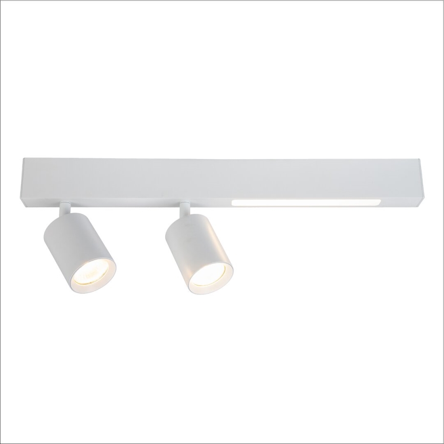 LED-Strahler MAGNET LED/5W/230V + 2xGU10/60W 3000/4000K weiß