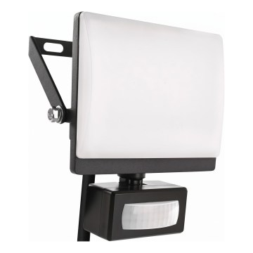 LED-Strahler mit Bewegungs- und Dämmerungssensor TAMBO EVO LED/20W/230V 4000K IP44 schwarz