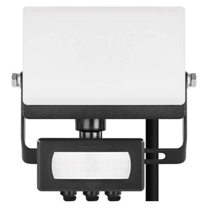 LED-Strahler mit Bewegungs- und Dämmerungssensor TAMBO EVO LED/10W/230V 4000K IP44 schwarz