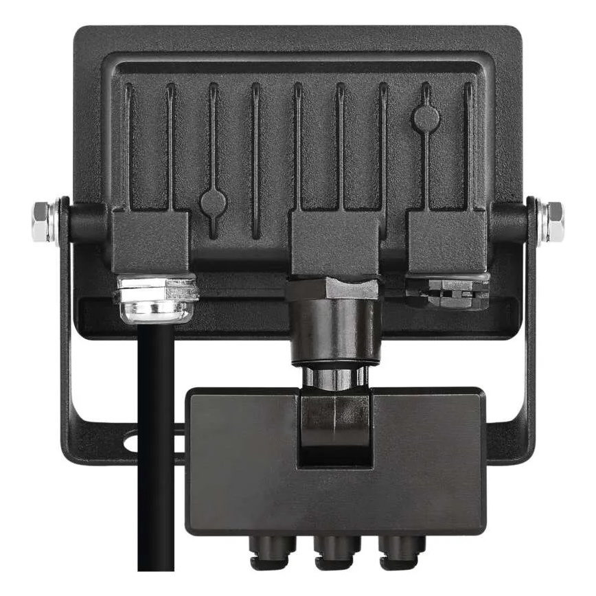 LED-Strahler mit Bewegungs- und Dämmerungssensor TAMBO EVO LED/10W/230V 4000K IP44 schwarz