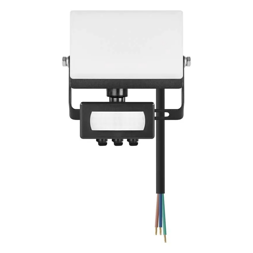 LED-Strahler mit Bewegungs- und Dämmerungssensor TAMBO EVO LED/10W/230V 4000K IP44 schwarz
