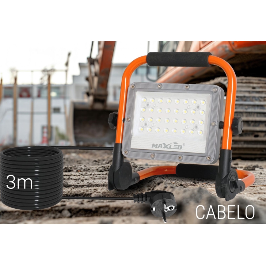 LED-Gestell mit Stativ LED/50W/230V 5000K IP65 orange
