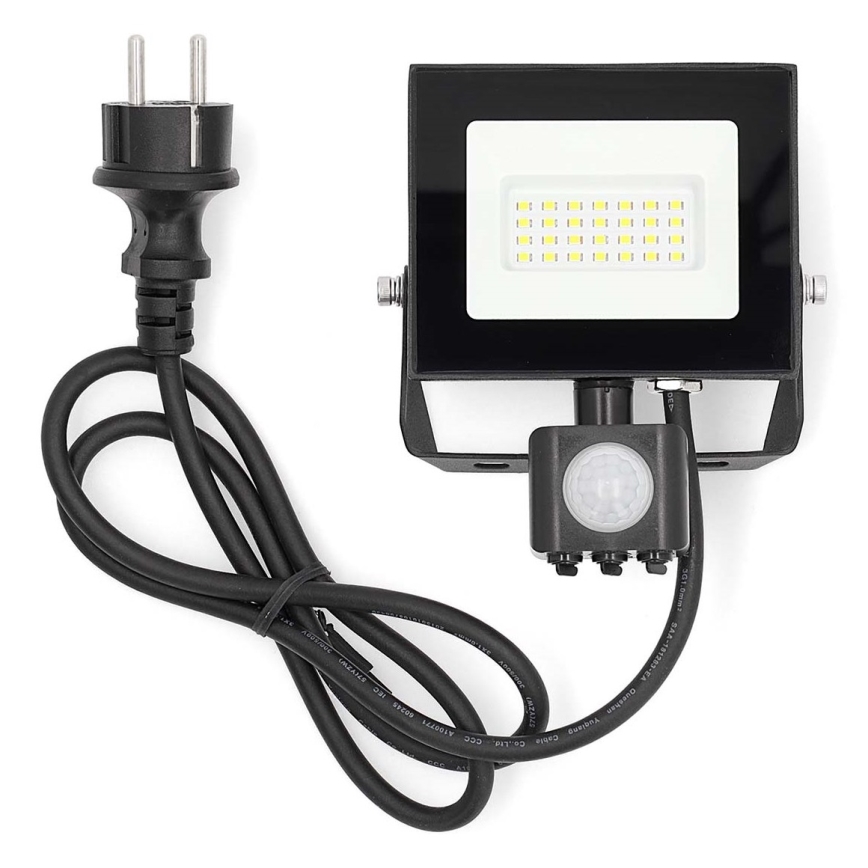 LED-Strahler mit Sensor LED/20W/230V 4000K IP44