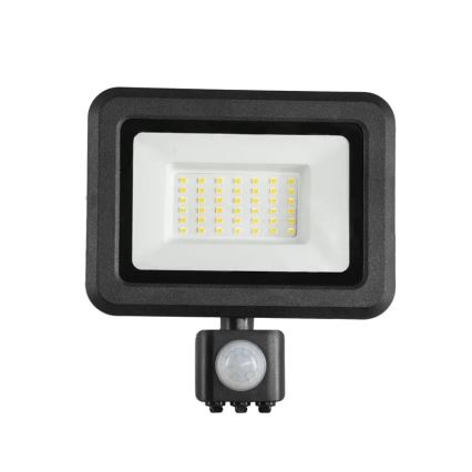 LED-Strahler mit Sensor LED/30W/230V 4000K IP44