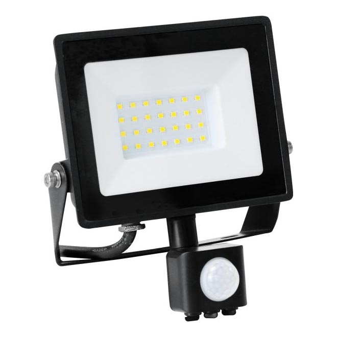 LED-Strahler mit Sensor LED/30W/230V 6500K IP44