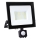 LED-Strahler mit Sensor LED/50W/230V 6500K IP44 schwarz