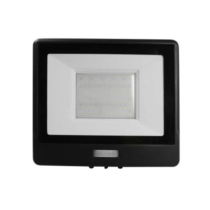 LED-Strahler mit Sensor LED/50W/230V 6500K IP65 schwarz