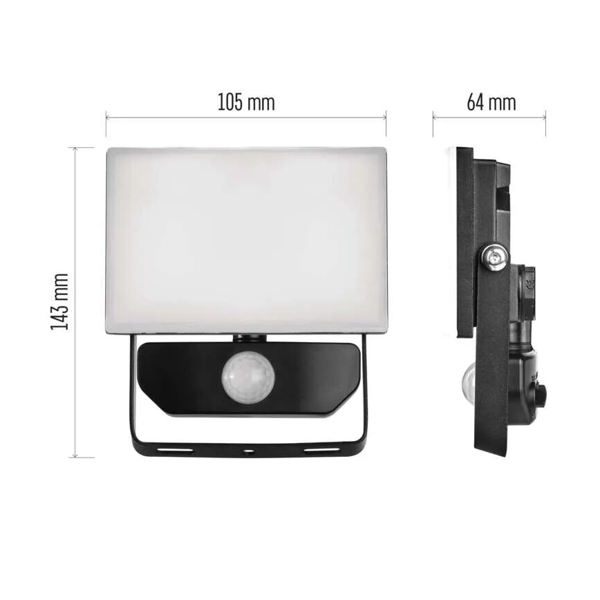 LED-Strahler mit Sensor TAMBO LED/10W/230V 4000K IP54