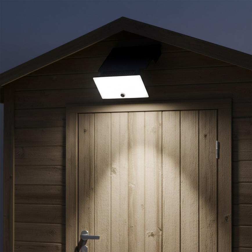 LED-Strahler mit Sensor und Solarmodul FUJI LED/8W/3,7V 2000 mAh IP44