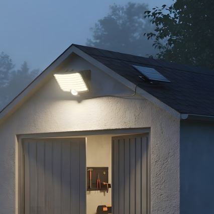 LED-Strahler mit Sensor und Solarpanel ALEX LED/5,5W/3,7V 1200 mAh IP44