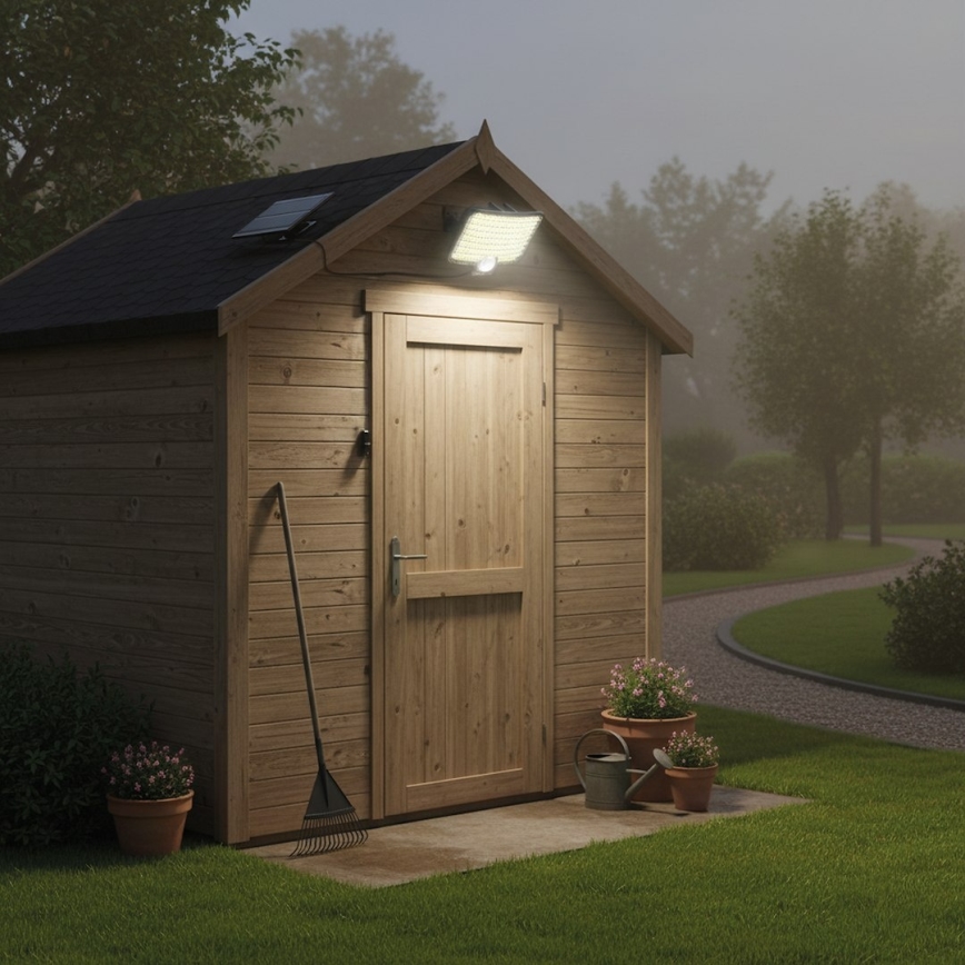 LED-Strahler mit Sensor und Solarpanel ALEX LED/5,5W/3,7V 1200 mAh IP44