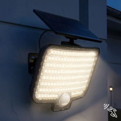 LED-Strahler mit Sensor und Solarpanel ALEX LED/5,5W/3,7V 1200 mAh IP44