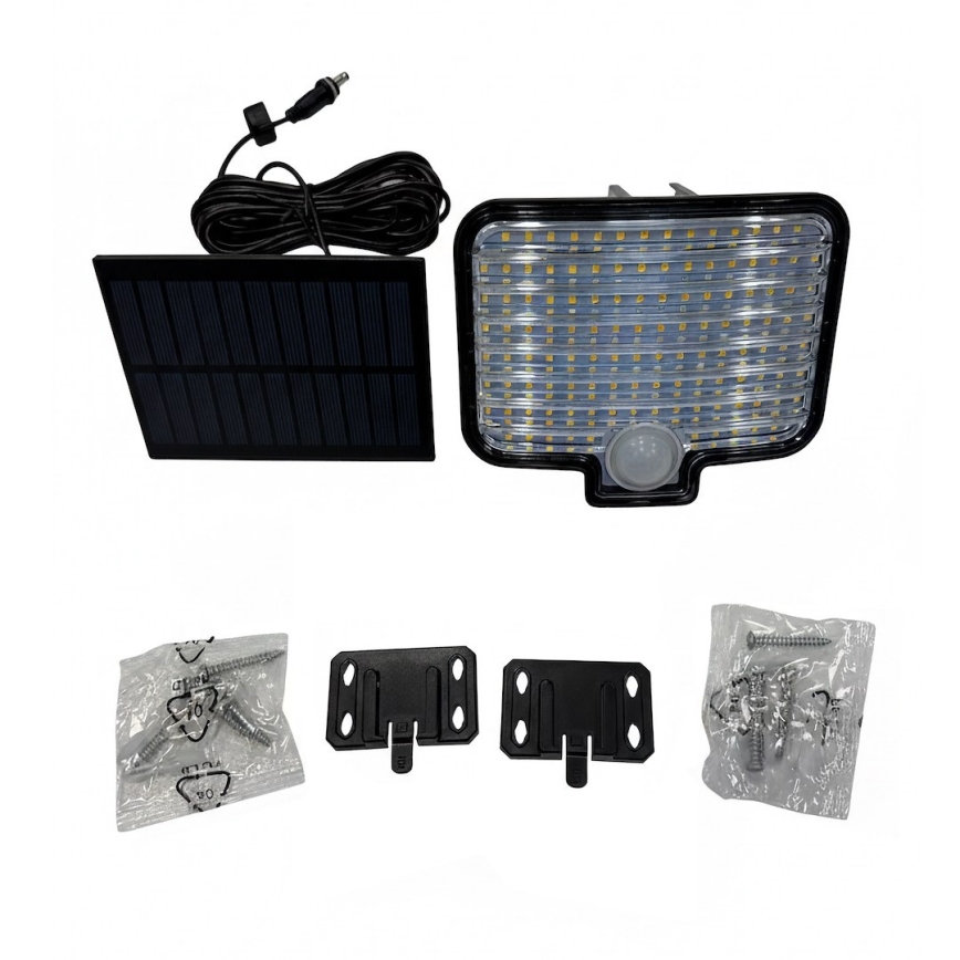LED-Strahler mit Sensor und Solarpanel ALEX LED/5,5W/3,7V 1200 mAh IP44