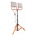 LED-Strahler mit Stativ 2xLED/100W/230V 4500K IP65 orange
