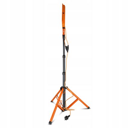 LED-Strahler mit Stativ 2xLED/100W/230V 4500K IP65 orange