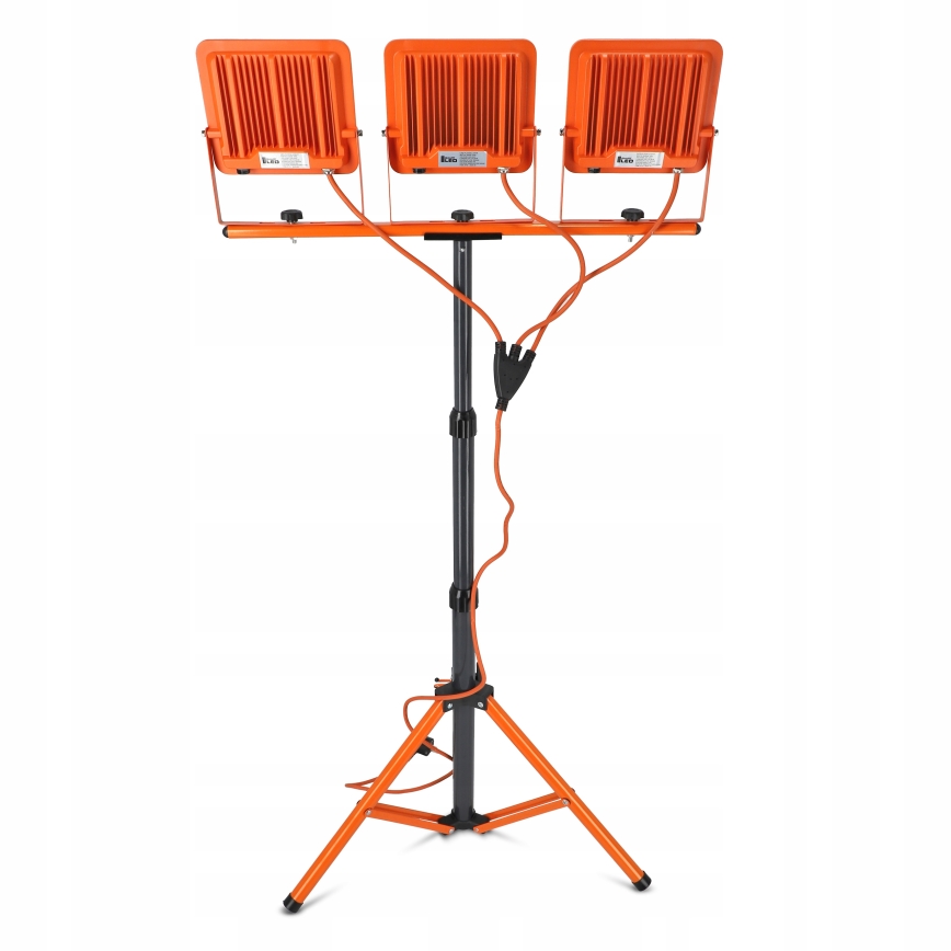 LED-Strahler mit Stativ 3xLED/50W/230V 4500K IP65 orange