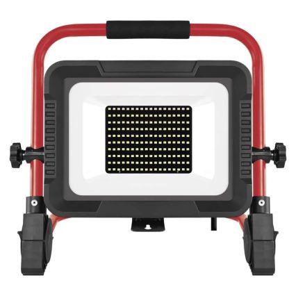 LED-Strahler mit Stativ ELION LED/100W/230V 4000K IP65 rot/schwarz