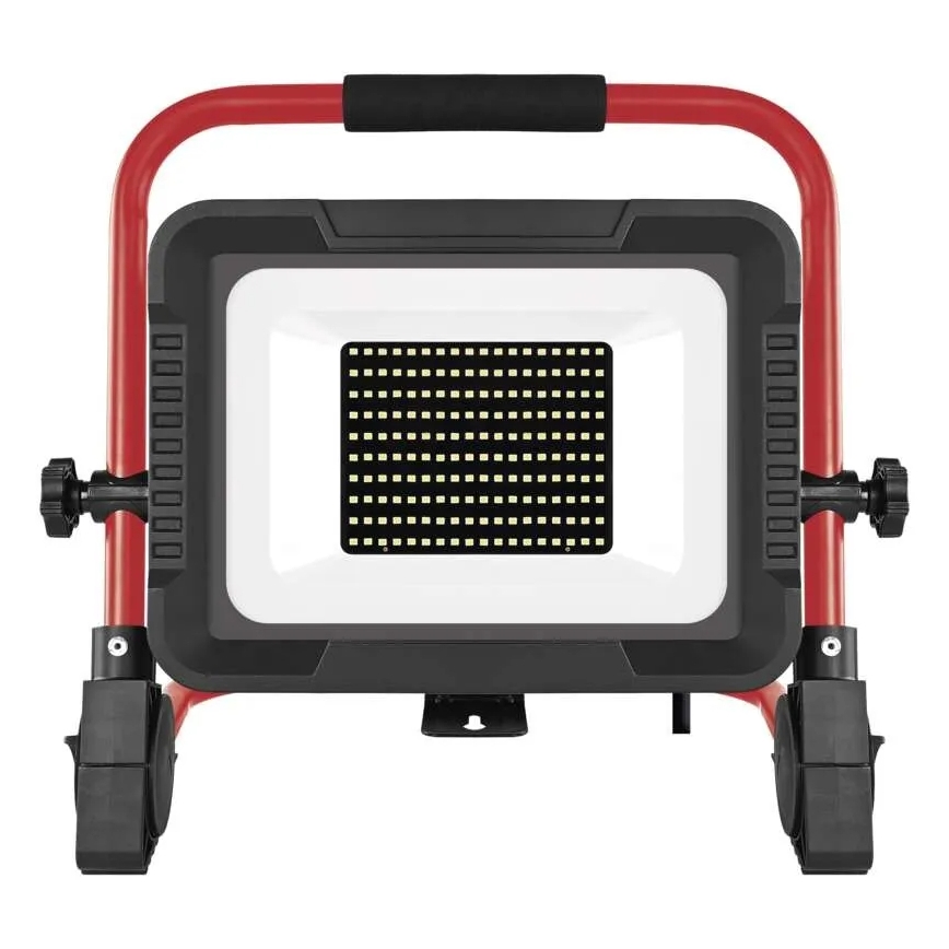 LED-Strahler mit Stativ ELION LED/100W/230V 4000K IP65 rot/schwarz